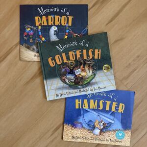 Memoirs of a Goldfish Series 3 Book Lot, Devin Scillian, Hamster, Parrot HC & PB